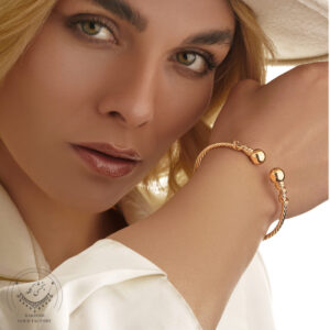 بنگل طلا زنانه کد 102