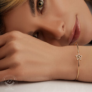 بنگل طلا زنانه کد 108
